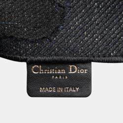 Pre Owned Dior Saddle Blue Camouflage Canvas Belt Bag