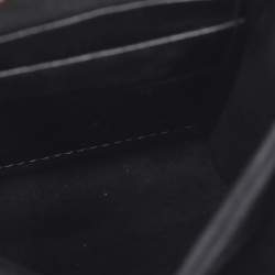 Pre Owned Dior Black Leather Studded Diorama Vertical Chain Clutch