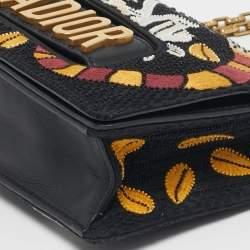 Pre Owned Dior Multicolor Tarot Embroidered Fabric J’adior Flap Shoulder Bag