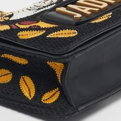 Pre Owned Dior Multicolor Tarot Embroidered Fabric J’adior Flap Shoulder Bag