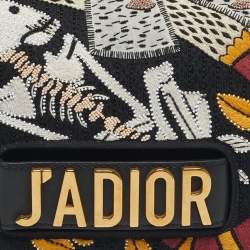 Pre Owned Dior Multicolor Tarot Embroidered Fabric J’adior Flap Shoulder Bag