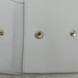 Pre Owned Dior Pink Cannage Leather Lady Dior Trifold Compact Wallet