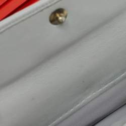 Pre Owned Dior Pink Cannage Leather Lady Dior Trifold Compact Wallet