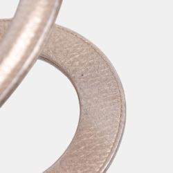 Pre Owned Dior Gold Small Metallic Grained Calfskin Cannage Supple Lady Dior