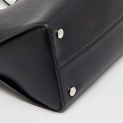 Pre Owned Dior Black/Pink Leather Small Dior Addict Tote