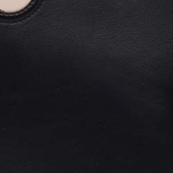 Pre Owned Dior Black/Pink Leather Small Dior Addict Tote