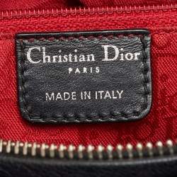 مملوكة مسبقًا Dior Black Cannage Leather Large Lady Dior Tote