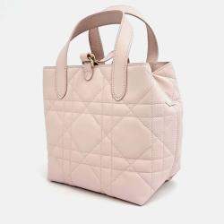 Pre Owned Dior Small Toujours Vertical Beige Leather Bag