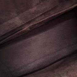 Pre Owned Dior Burgundy Leather Diolamar Shoulder Bag
