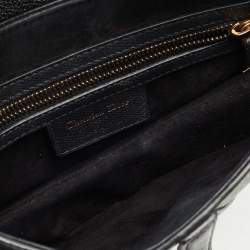 مملوكة مسبقًا Dior Black Leather Saddle Bag