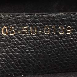 مملوكة مسبقًا Dior Black Leather Saddle Bag