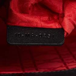 Pre Owned Dior Black Cannage Leather Small Lady Dior Tote