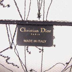 Pre Owned Dior Multicolor Large Embroidered Canvas Zodiac Book Tote