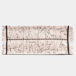 Pre Owned Dior Multicolor Large Embroidered Canvas Zodiac Book Tote
