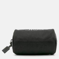 Pre Owned Dior Black Hajime Sorayama Nylon Roller Bag