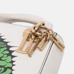 Pre Owned Dior White Limited Edition Niki De Saint Phalle Mini Calfskin Dragon Lady Dior