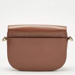 Pre Owned Dior Brown Leather Medium Bobby Shoulder Bag