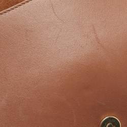 Pre Owned Dior Brown Leather Medium Bobby Shoulder Bag