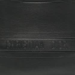 Pre Owned Dior Black Leather Large Book Tote