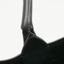 Pre Owned Dior Black Leather Large Book Tote