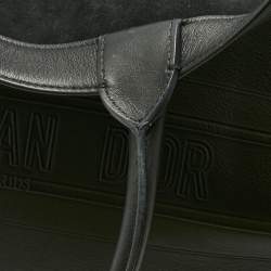Pre Owned Dior Black Leather Large Book Tote