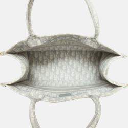 Pre Owned Christian Dior Medium Oblique Book Tote Bag