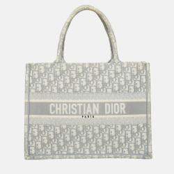 Pre Owned Christian Dior Medium Oblique Book Tote Bag