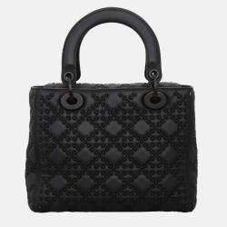 Pre Owned Christian Dior Lady Dior Medium Studded Bag