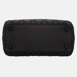 Pre Owned Christian Dior Lady Dior Medium Studded Bag