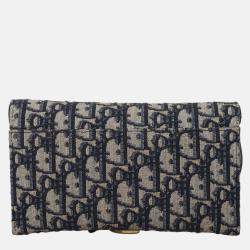 Pre Owned Christian Dior Saddle Wallet On Chain Bag