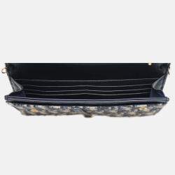 Pre Owned Christian Dior Saddle Wallet On Chain Bag
