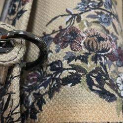 Pre Owned Christian Dior  Lady D-Lite Embroidered Tote Bag