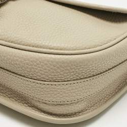 Pre Owned Dior Beige Leather Mediun Bobby Crossbody Bag