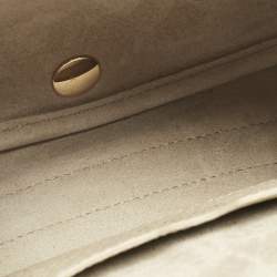 Pre Owned Dior Beige Leather Mediun Bobby Crossbody Bag