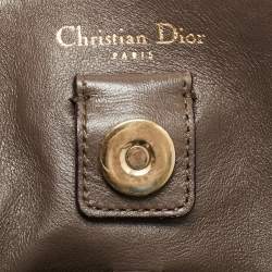 Pre Owned Dior Beige Leather Large Diorissimo Shopper Tote