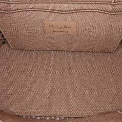 Pre Owned Dior Mesh Embroidered Diortravel Vanity Case