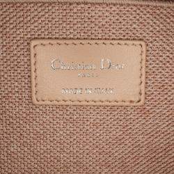 Pre Owned Dior Mesh Embroidered Diortravel Vanity Case