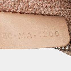 Pre Owned Dior Mesh Embroidered Diortravel Vanity Case