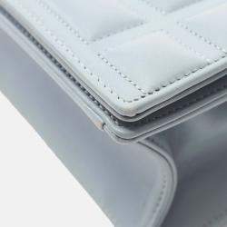 Pre Owned Dior Blue Small Calfskin Diorama Flap