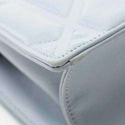 Pre Owned Dior Blue Small Calfskin Diorama Flap