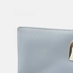 Pre Owned Dior Blue Small Calfskin Diorama Flap