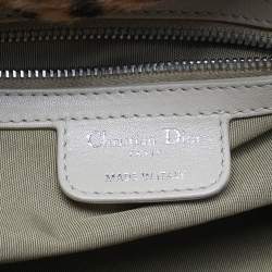 Pre Owned Dior Beige Leather Le Trente Shoulder Bag