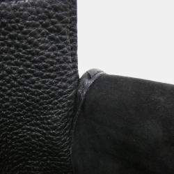 Pre Owned Dior Camp Black Leather Shoulder Bag