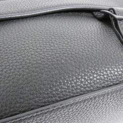 Pre Owned Dior Camp Black Leather Shoulder Bag