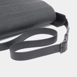 Pre Owned Dior Camp Black Leather Shoulder Bag