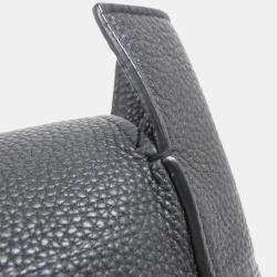 Pre Owned Dior Camp Black Leather Shoulder Bag