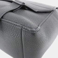 Pre Owned Dior Camp Black Leather Shoulder Bag