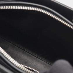 مملوكة مسبقًا Christian Dior Lady Black Calfskin Enamel Leather Handbag