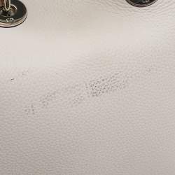 Pre Owned Dior Beige Leather Large Diorissimo Shopper Tote