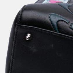 Pre Owned Dior Black Medium Calfskin Paradise Lady Dior